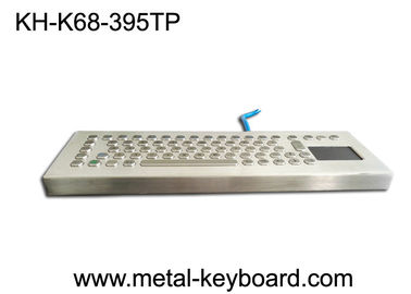 70 Keys Rugged Metal Stainless Steel Keyboard With Stand Alone Design For Industrial Control Platform
