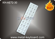 30 Keys Kiosk water resistant Industrial Metal Keyboard USB Port , Customization Layout