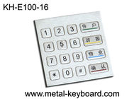 Industrial Rugged Metal Entry Number Keypads 4 x 4 Matrix for Access Kiosk