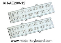 Özel Metalik Sıvı Korumalı Endüstriyel Metal Kiosk Klavye 12 tuşlu