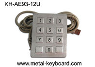 CE / ROHS / FCC USB Arabirimi 12 Anahtarlar Self Servis Makinesi / Köşk, Anti-vanal için SS Tuş Takımı