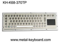 Su Geçirmezlik Endüstriyel Bilgisayar Klavyesi / Metal SS Panel Montajlı Klavye (Touchpad&amp;#39;li)
