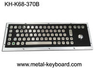 25mm Trackball ile Elektroliz Siyah Endüstriyel Klavye 30mA