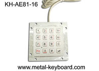 Anti-Vandal Metal Kiosk Klavye IP65, 16 tuşlu, hava koşullarına dayanıklı tuş takımı