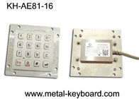 Anti-Vandal Metal Kiosk Klavye IP65, 16 tuşlu, hava koşullarına dayanıklı tuş takımı