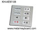 USB connection 8 Buttons keypad numeric customization layout vandal resistant
