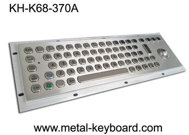 IP65 Patlama Korumalı Klavye, Trackball&#39;lu Metal Endüstriyel Klavye