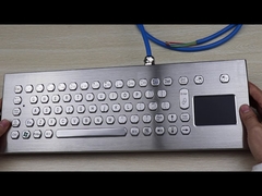 USB Arayüzlü Metal PC Klavye 70 Tuşlu Vandal Dirençli