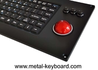 FN Sayısal Endüstriyel Silikon Klavye IP65 Reçine Trackball Metal Panel