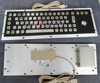 Kararlı Performans Endüstriyel Metal Bilgisayar Klavye, İyi Uyumlu Trackball Klavye