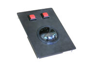 Reçine Panel Montajlı Trackball İşaretleme Aygıtı Siyah Metal 2 Özelleştirilmiş Düğmeler