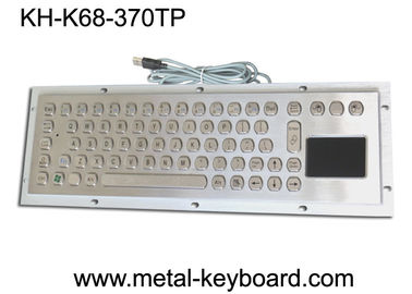 Touchpad&#39;li Stabil Performanslı Endüstriyel Klavye 70 Keys, Metal Dokunmatik Yüzey Klavye