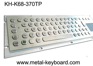 Touchpad&#39;li Stabil Performanslı Endüstriyel Klavye 70 Keys, Metal Dokunmatik Yüzey Klavye