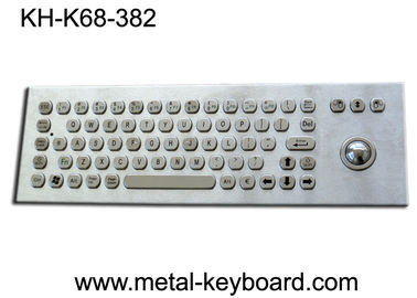 67 Keys Ruggedized Klavye / Lazerli Trackball Metal Bilgisayar Klavyesi