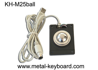 Optik Panel Montaj Fare Trackball Standart USB / PS2 Çıkış Desteği Dia 25mm