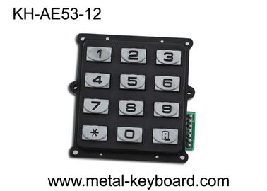 Anti-Vandal Metal Sayısal Tuş Takımı IP 65, 12 tuşlu Sayısal Giriş Tuş Takımı