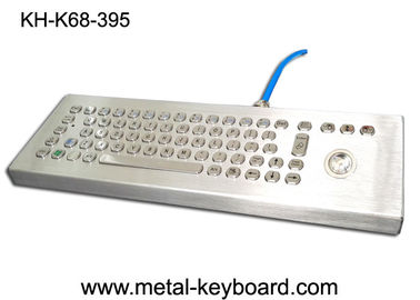Tek Başına Stand Vandal Proof Klavye 70 Metal Bilgisayar Klavye Düzeni ve Trackball Fare