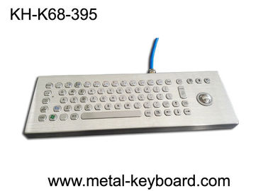 70 Keys Rugged 25mm trackball ile endüstriyel metal bilgisayar klavye