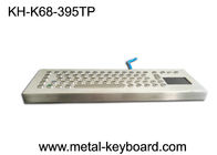Endüstriyel Sağlamlaştırılmış Klavye Masaüstü Metal Bilgisayar Touchpad Özelleştirilmiş Düzen