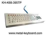 Endüstriyel Sağlamlaştırılmış Klavye Masaüstü Metal Bilgisayar Touchpad Özelleştirilmiş Düzen