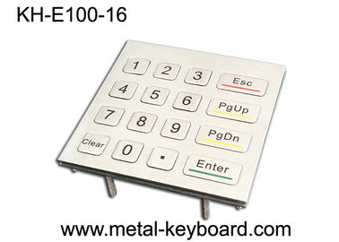 Erişim Kontrol Sistemi için 16 Keys 4X4 Matrix Metal Tuş Takımı Lazer Kazınmış Karakterler