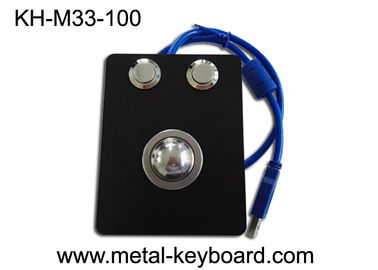 Panel Montajlı Endüstriyel İşaretleme Cihazı Siyah Metal Trackball IP65 Pürüzsüz Çalışma