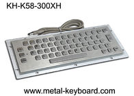 Kiosk CNC Bilet Otomatı İçin Dayanıklı IP65 Panel Monteli Klavye 58 Tuşları