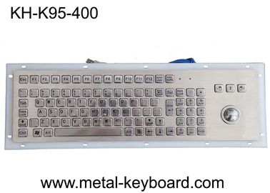 Trackball ile IP65 Panel Montajlı SS Metal Klavye
