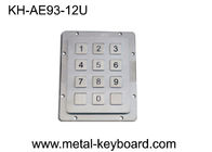 Arka Panel Montajlı Erişim Kontrol Tuş Takımı USB Konektörü 12 Düz Düğme CE Onayı