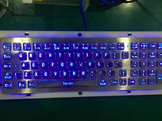 Trackpad Fareli ve Sayısal Tuş Takımlı 80 Key IP65 Anma Metal Endüstriyel Klavye