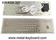 Metal Panel Montajlı Endüstriyel Bilgisayar Klavye Lazer Trackball Fare Tipi
