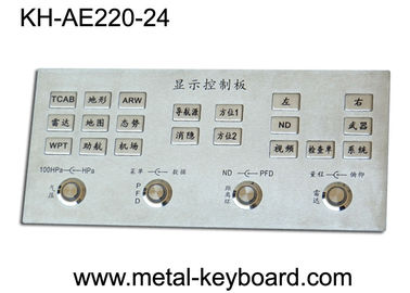 Sağlam Paslanmaz Çelik Endüstriyel Giriş Klavyesi, 24 Anahtarlı, Tam Metal Klavye