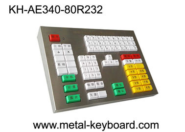 80 Anahtar Metal Paneli Mekanik Klavye, Ulaşım Alanı İçin