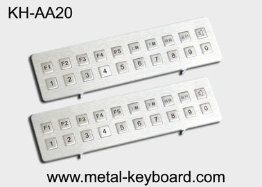 Kiosk Paslanmaz çelik Klavye Vandal korumalı, uzun ömürlü sağlamlaştırılmış klavye