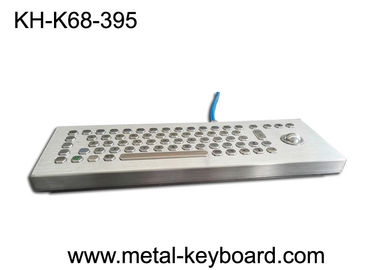 Bağımsız Paslanmaz Çelik Ruggedized Klavye, Trackball ile Endüstriyel Masaüstü Klavye