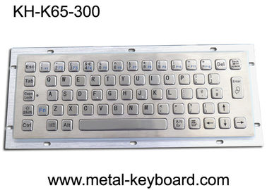 Bilgi Kiosk için Sağlamlaştırılmış Endüstriyel Metal Klavye Kompakt Giriş SS Klavye